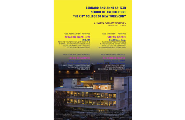 poster: spring 2017 Roofpod Lecture Series