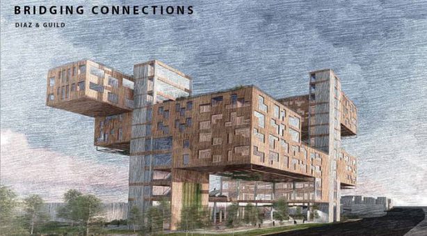 rendering of building project