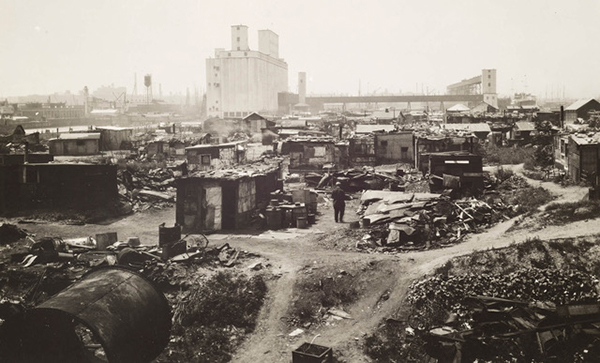 Shacks in Red Hook, c. 1930. New York Municipal Archives