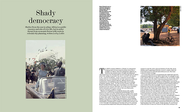 Architectural Review spread: Shady Democracy article