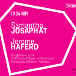 Samantha Josephat and Jerome Haferd Lunchtime Lecture Announcement