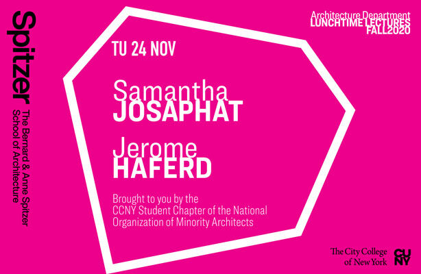 Samantha Josephat and Jerome Haferd Lunchtime Lecture Announcement