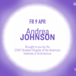 Andrea Johnson Lunchtime Lecture Poster