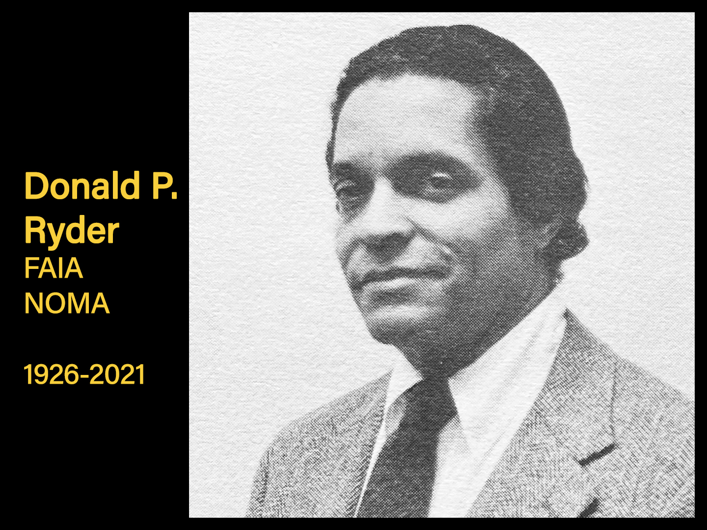 Faculty photo of Donald P. Ryder