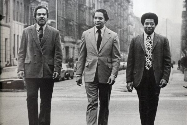 photo: The architects Donald P. Ryder, center, J. Max Bond Jr., left, and Nathan Smith in about 1969