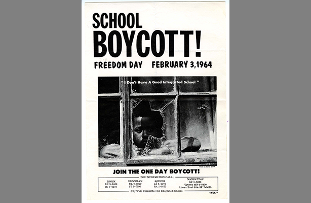 City Wide Committee For Integrated Schools, School Boycott! Flier