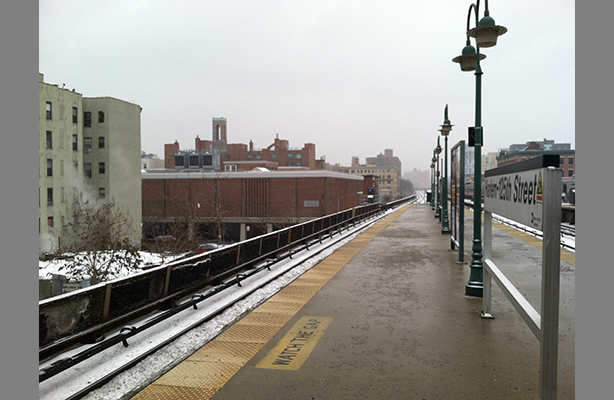 Photo: IS 201 from 125th Street Metro North Station, 2014