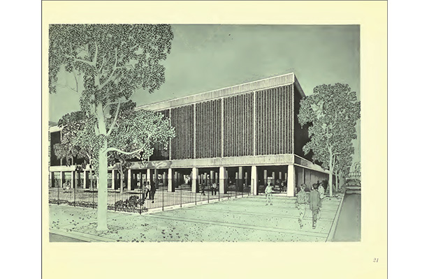 Herman Jacoby View of Junior High School 201, 1962