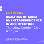 Elke Krasny Sciame Lecture Graphic