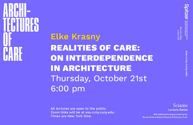 Elke Krasny Sciame Lecture Graphic