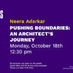 Neera Adarkar Sciame Lecture Graphic