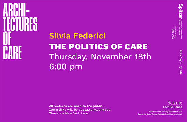 Silvia Federici Sciame Lecture Graphic