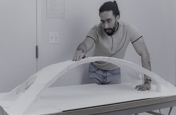 Ahmed Helal Undergraduate Examining Bridge Prototype