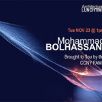 Lunchtime Lecture Mohammad Bolhassani Graphic
