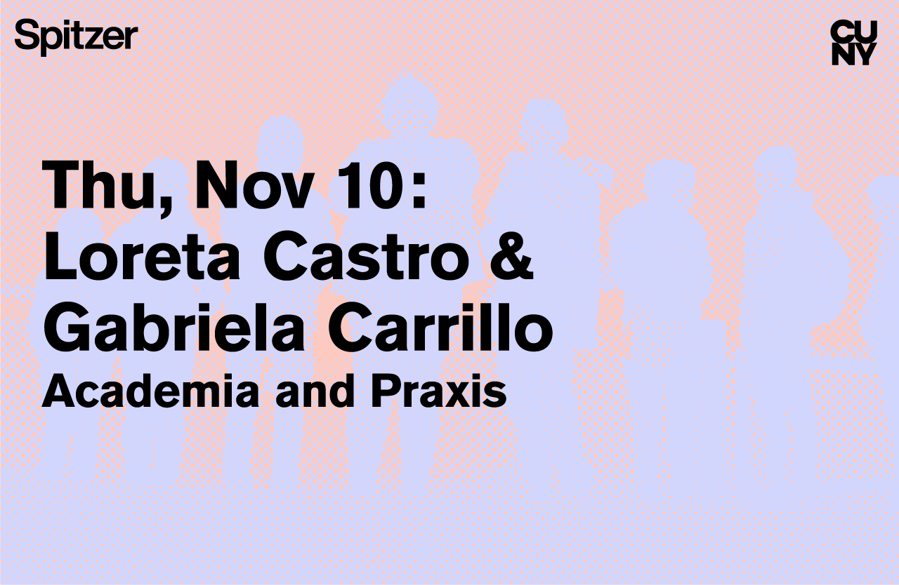 The Sciame Lecture flyer showcases silhouettes of five individuals in pastel purple against a pastel pink background.