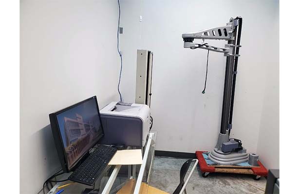 Interior view of the ABC Lab at the budget-friendly Spitzer School of Architecture, featuring the equipment.