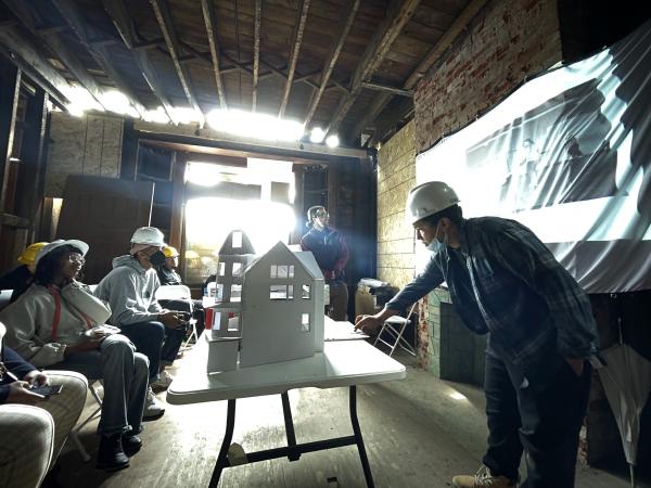 CCNY Spitzer student presentation workshop with National Negro Opera House, Pittsburgh, Unit 24 : Marronage, Jerome Haferd (lead faculty), A.L. Hu (co-faculty)