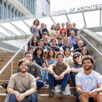 Group photo of MLA students at the Spitzer School of Architecture