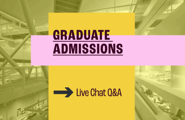 Graduate Admissions Live Chat Q&A