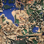 photo of primarily wood urbanagram model