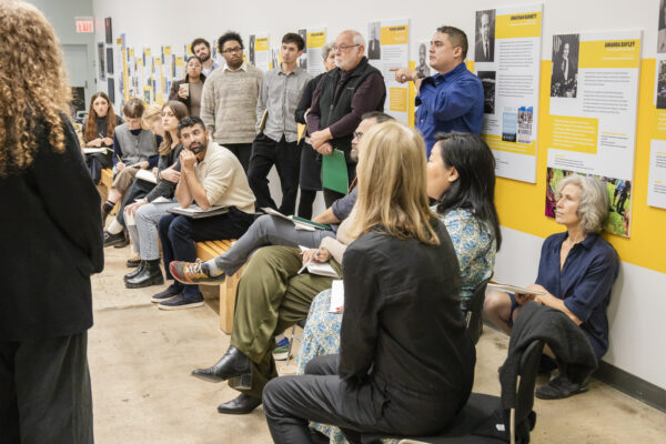 Spitzer School of Architecture, Students presenting work during the final review
