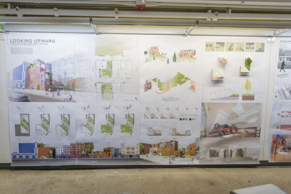 Spitzer School of Architecture, Students presenting work during the final review
