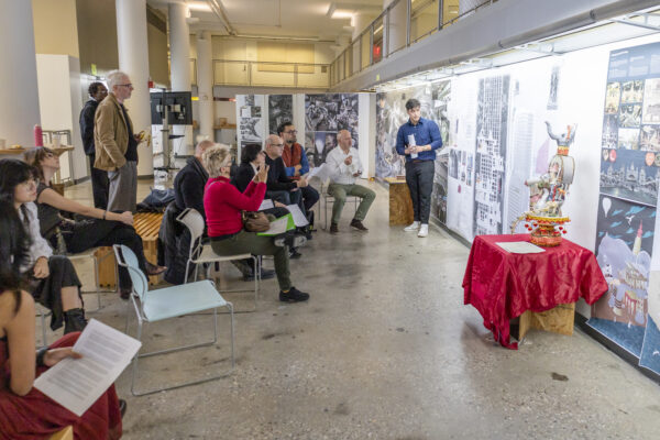 Spitzer School of Architecture, Students presenting work during the final review